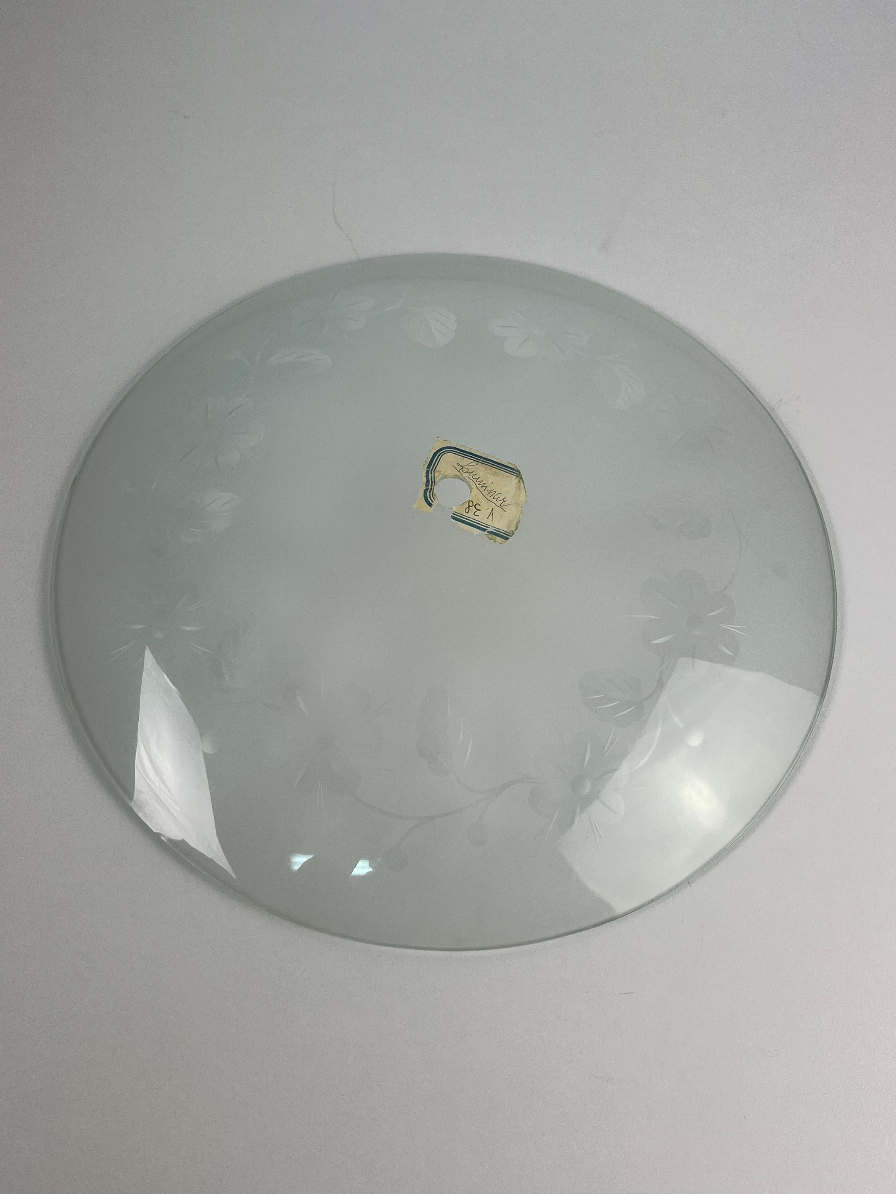 italien Lustre en verre de Murano & Greene Greene Attribué à Pietro Chiesa 1950s en vente