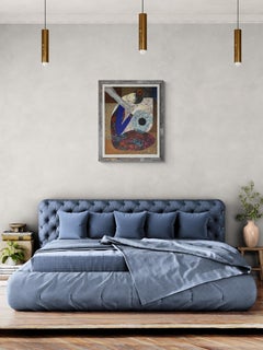 Nile Jade Justine Gitarre 1998 Signierte Lithographie Mourlot Paris