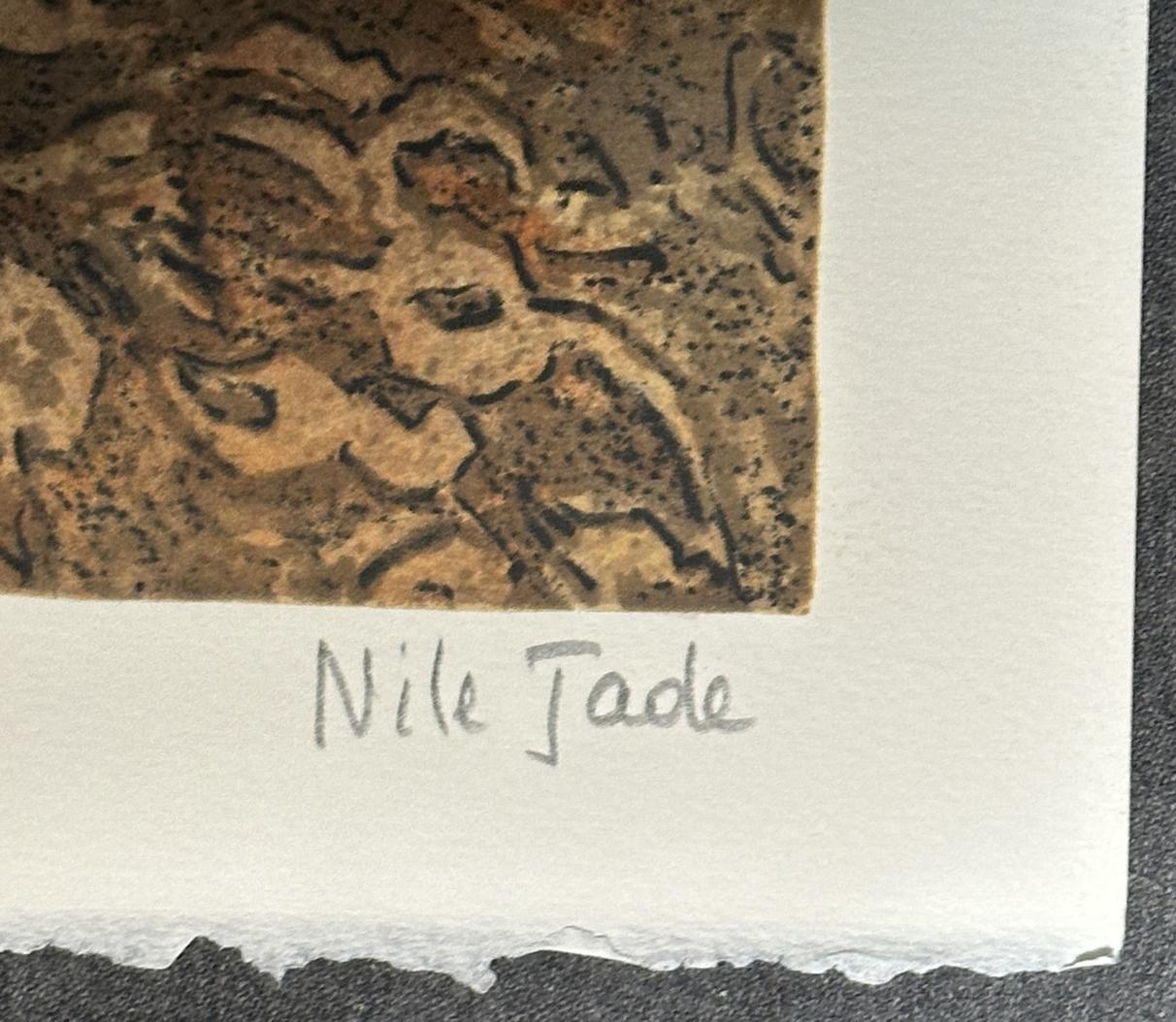 Nile Jade Justine Guitar 1998 Signed Lithograph Mourlot Paris For Sale 3