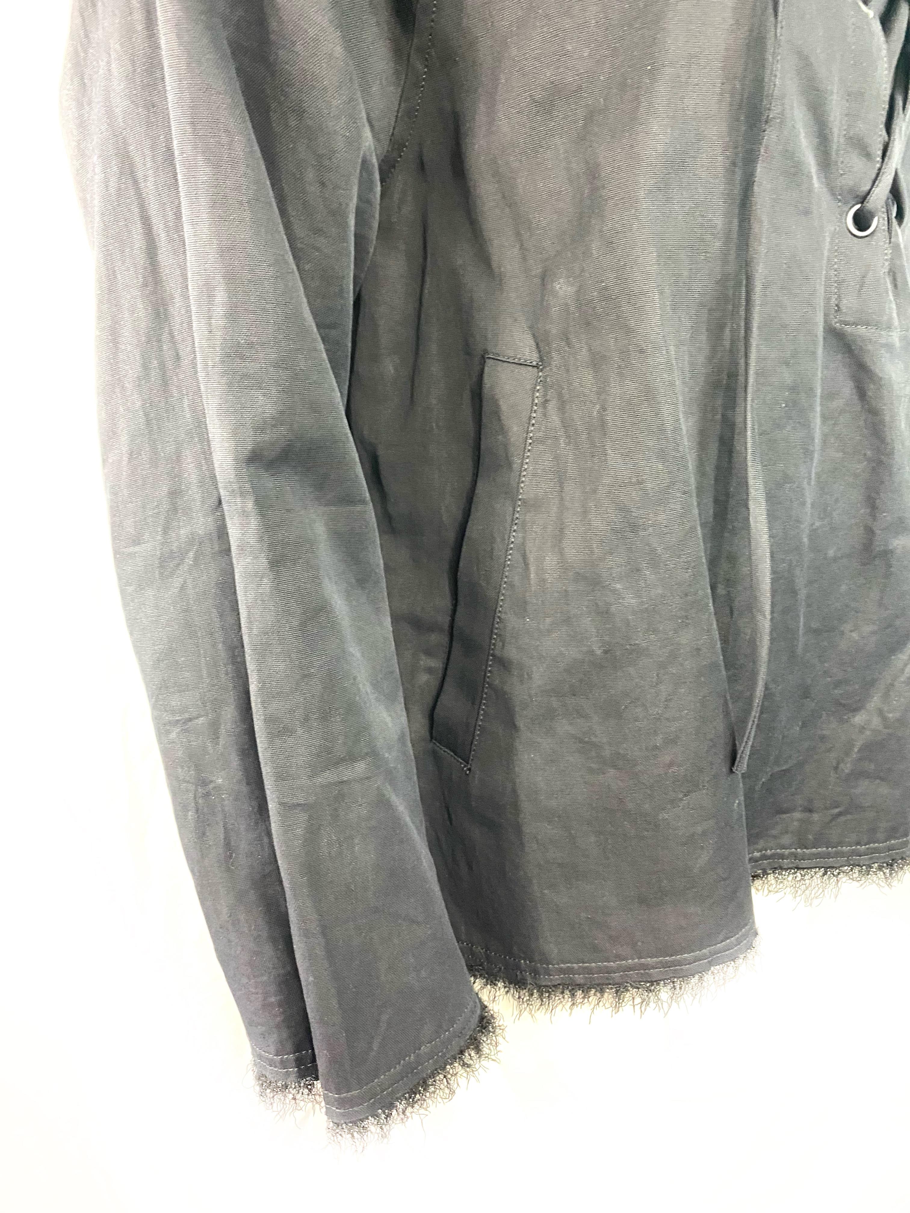 Nili Lotan Black Cotton Top, Size Medium For Sale 1
