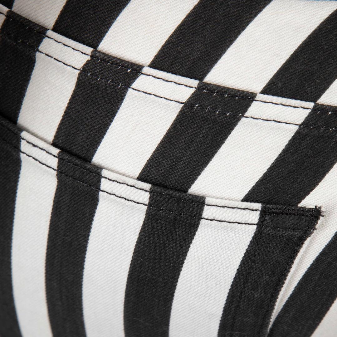 Jeans a righe bianche e nere Nili Lotan Lotan Taglia XS In condizioni ottime in vendita a London, GB