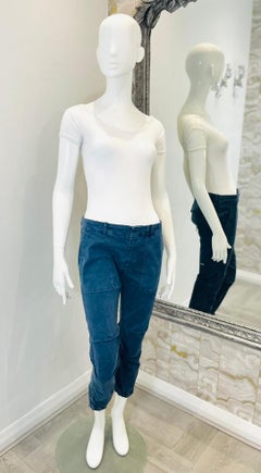 Nili Lotan Cropped Cotton Trousers