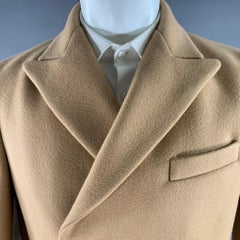 NILI LOTAN Size M Tan Wool Peacoat