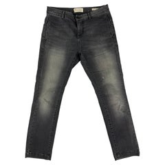 Nili Lotan Tel Aviv Grey straight Jeans Pants, Size 25