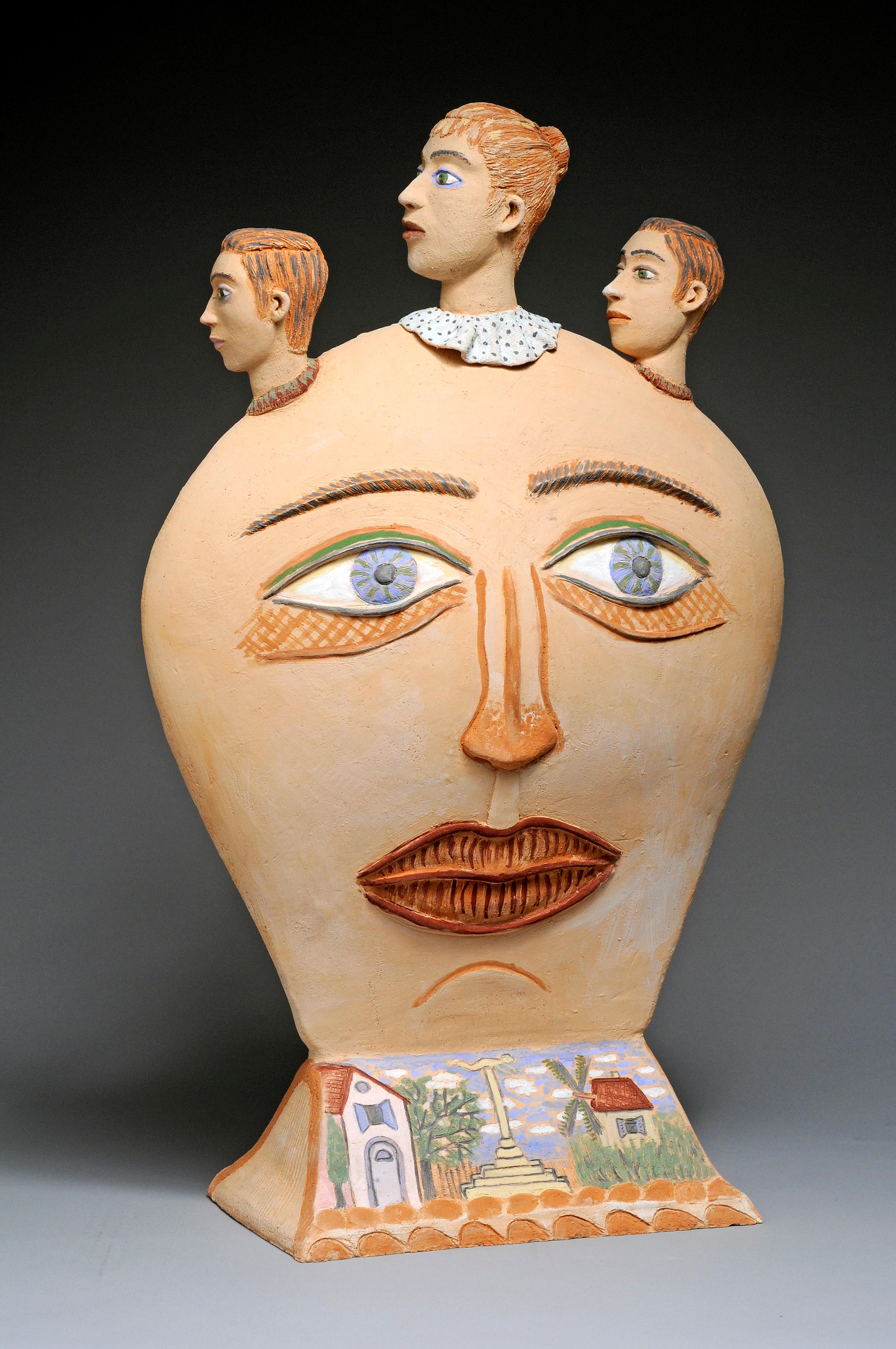 Einzigartige Terrakotta-Skulptur
Vom Künstler handsigniert

Nili PINCAS wurde 1942 in Tel Aviv, Israel, geboren.
Sie studierte am Avni Art Institute in Tel Aviv (Israel) und an der Ecole Nationale Supérieure des Beaux-Arts in Paris.
Von 1960 bis