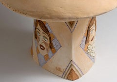 Hijo de Cronos Nili Pincas Arte contemporáneo escultura terracota mitología tótem