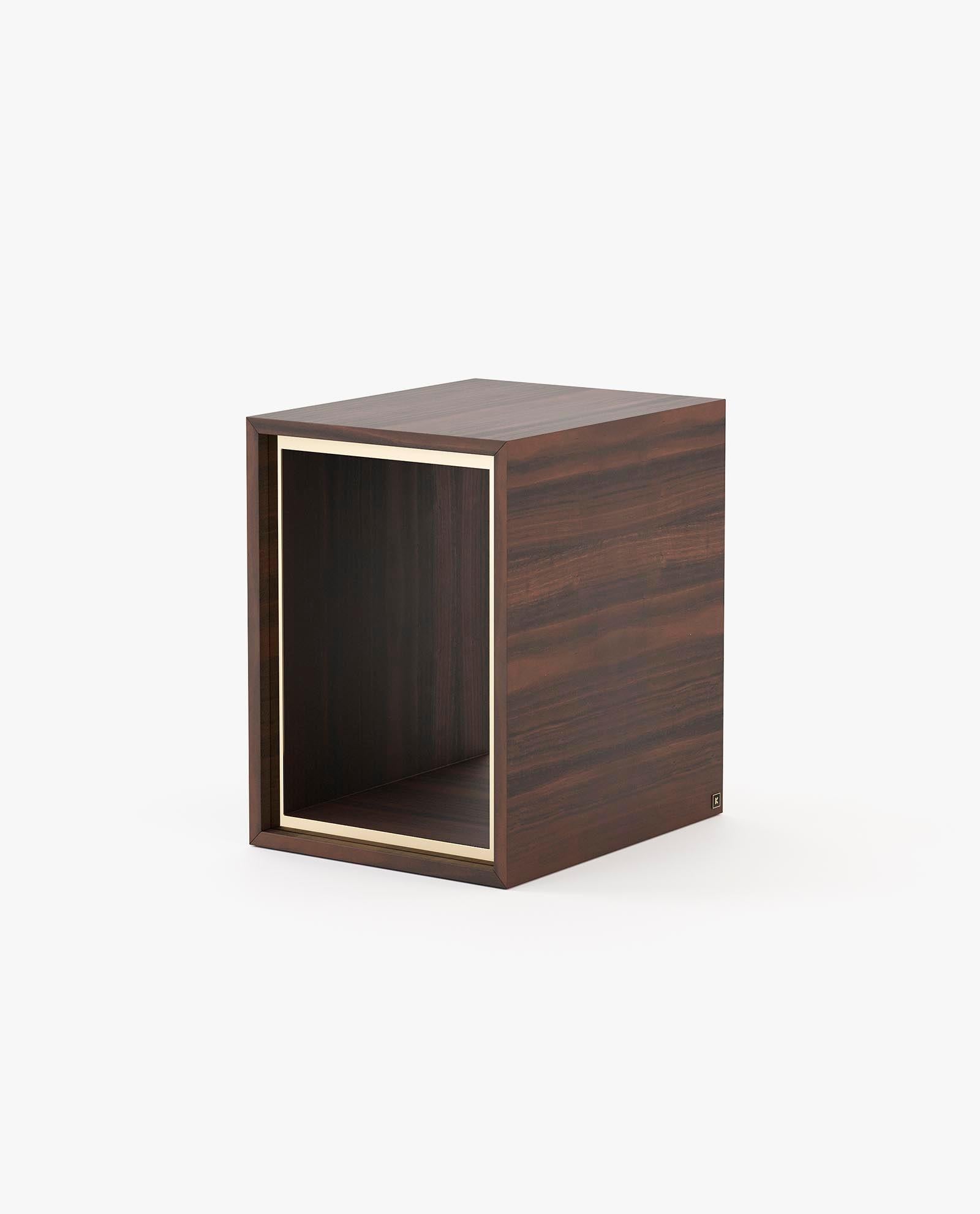 With its unique, modern design, the Nilo side table features a solid, natural marble surface, and would add a touch of chic style to any space. Complete with an elegant, yet sturdy wooden interior, this table would be perfect for both living spaces