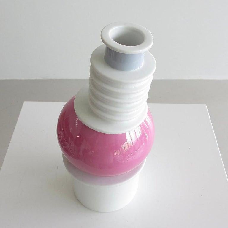 Italian Nilo Vase, Designed by Ettore Sottsass in 1983 for the Collection Memphis Milano For Sale
