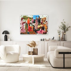 Primavera alla vita  -  Vibrante opera d'arte a tecnica mista su tela