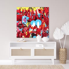 Giornata rossa delle donne - Arte tessile con ricami vibranti