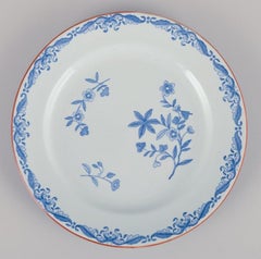 Nils Emil Lundström for Rörstrand. Set of twelve "Ostindia" plates in faience