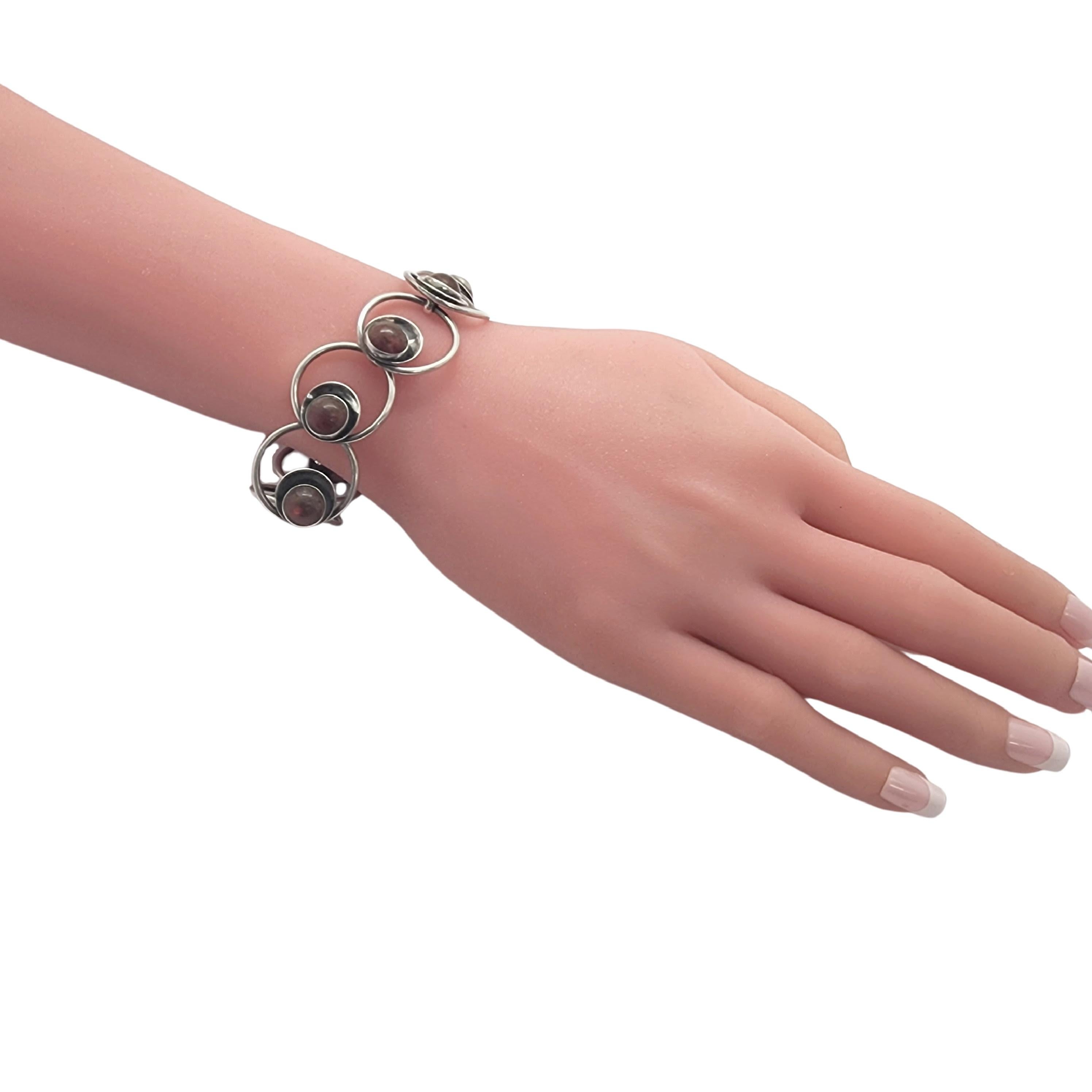 Nils Erik NE dalla Danimarca Bracciale d'ambra in argento sterling in vendita 3