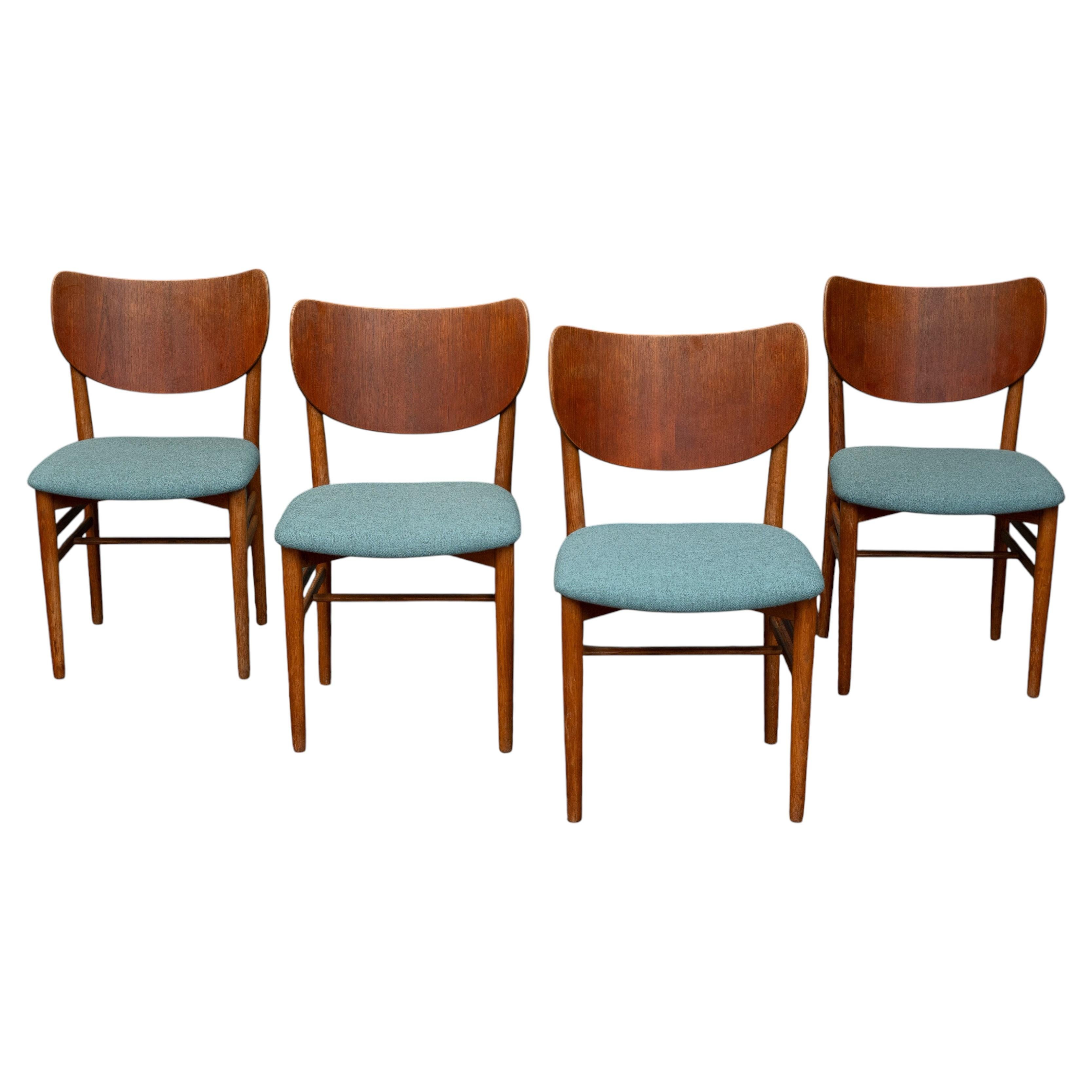 Nils & Eva Koppel Dining Chairs for Slagelse Møbelværk For Sale