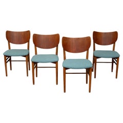 Nils & Eva Koppel Dining Chairs for Slagelse Møbelværk