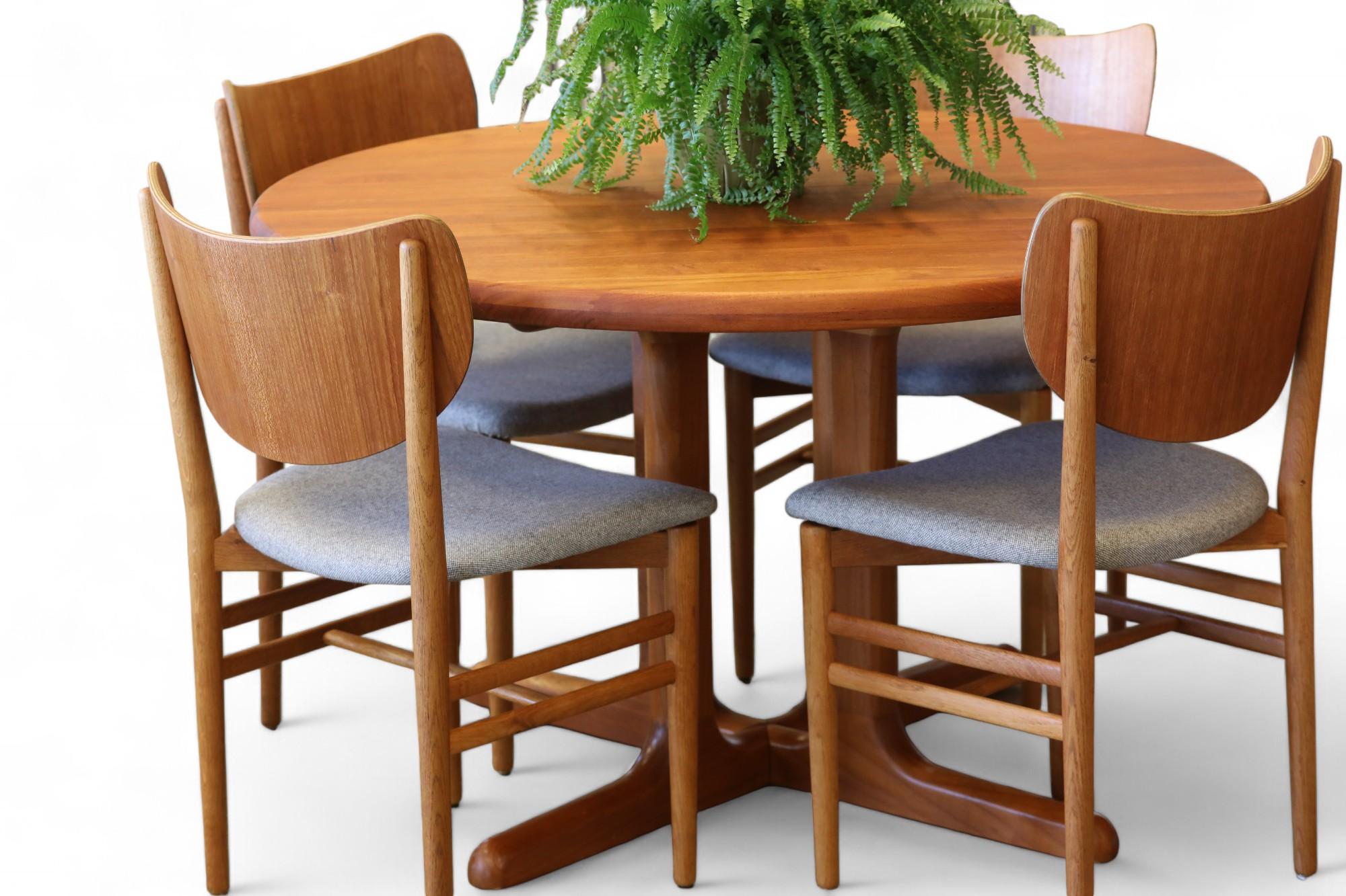 Nils & Eva Koppel Slagelse chair in teak and oak, set of six chairs For Sale 6