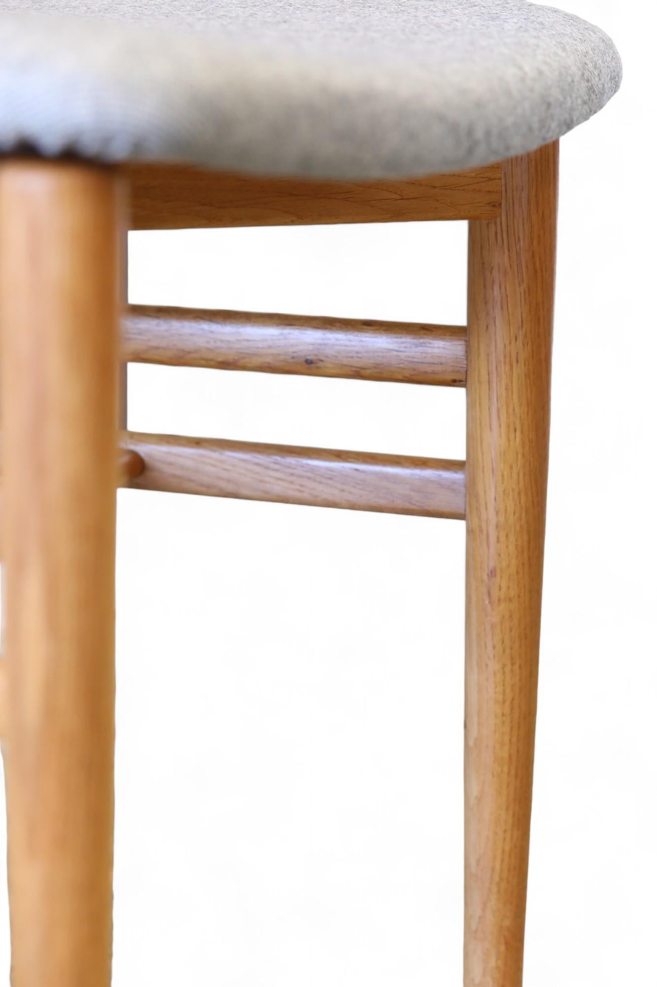 Nils & Eva Koppel Slagelse chair in teak and oak, set of six chairs For Sale 8