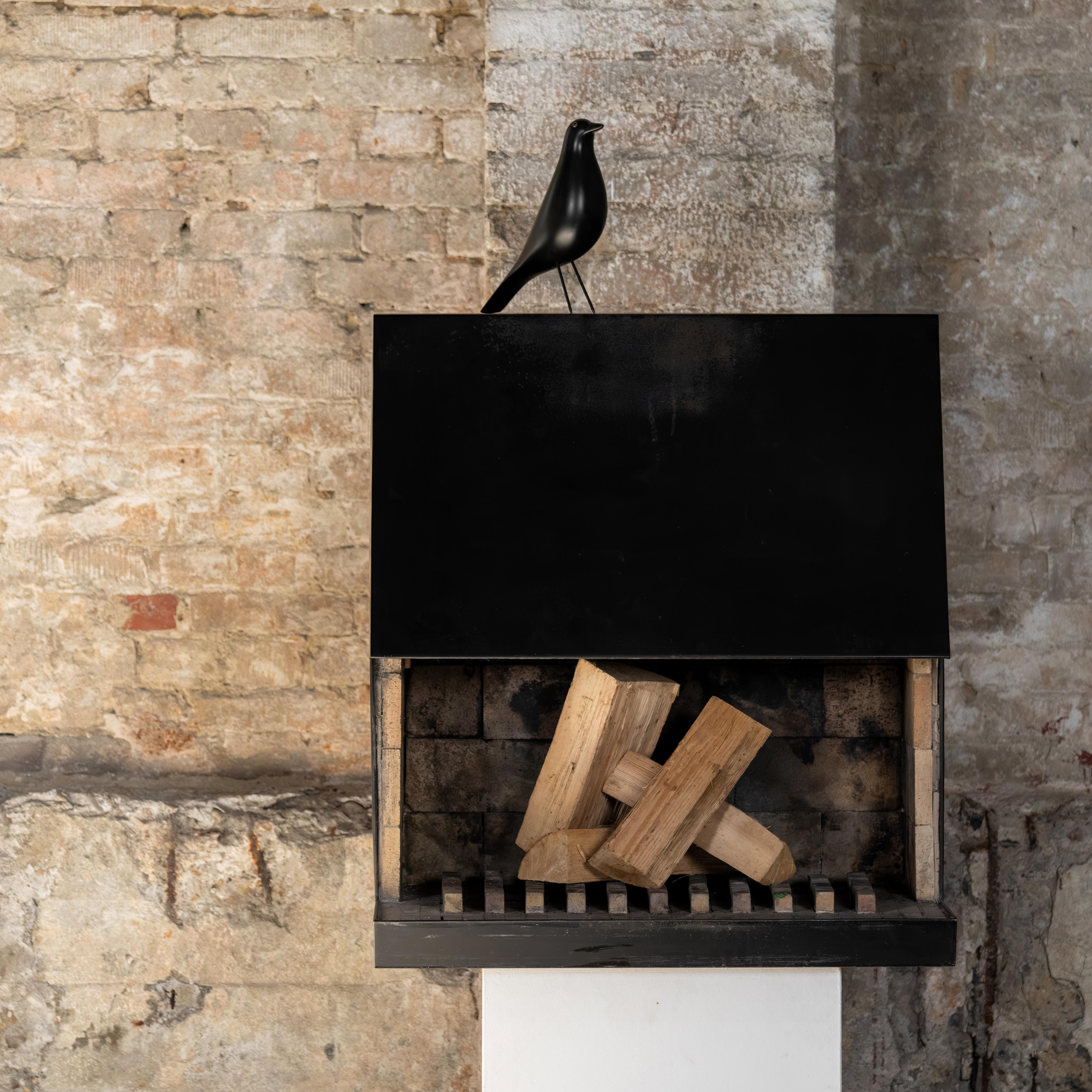 Chimenea mural 