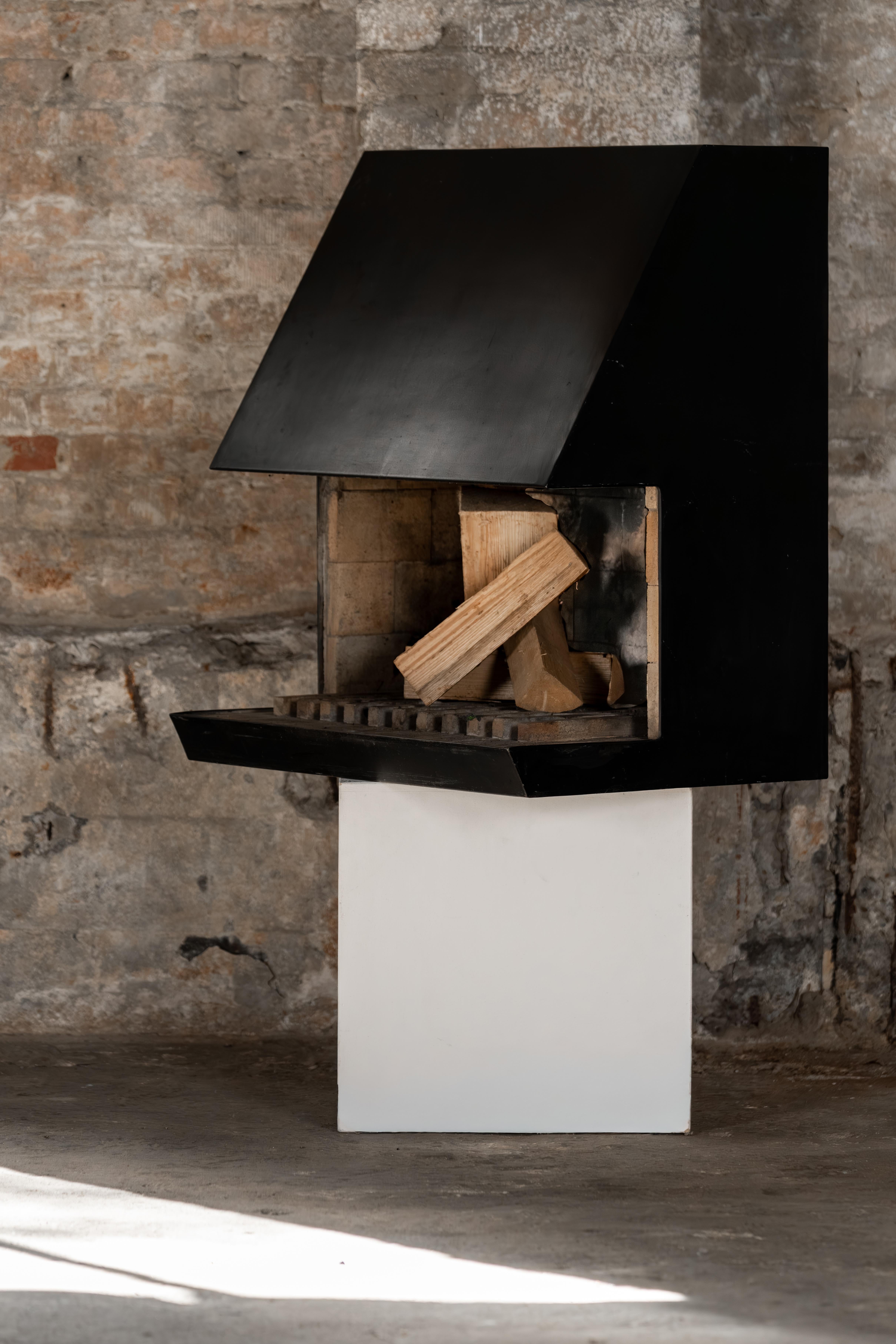 Chimenea mural 