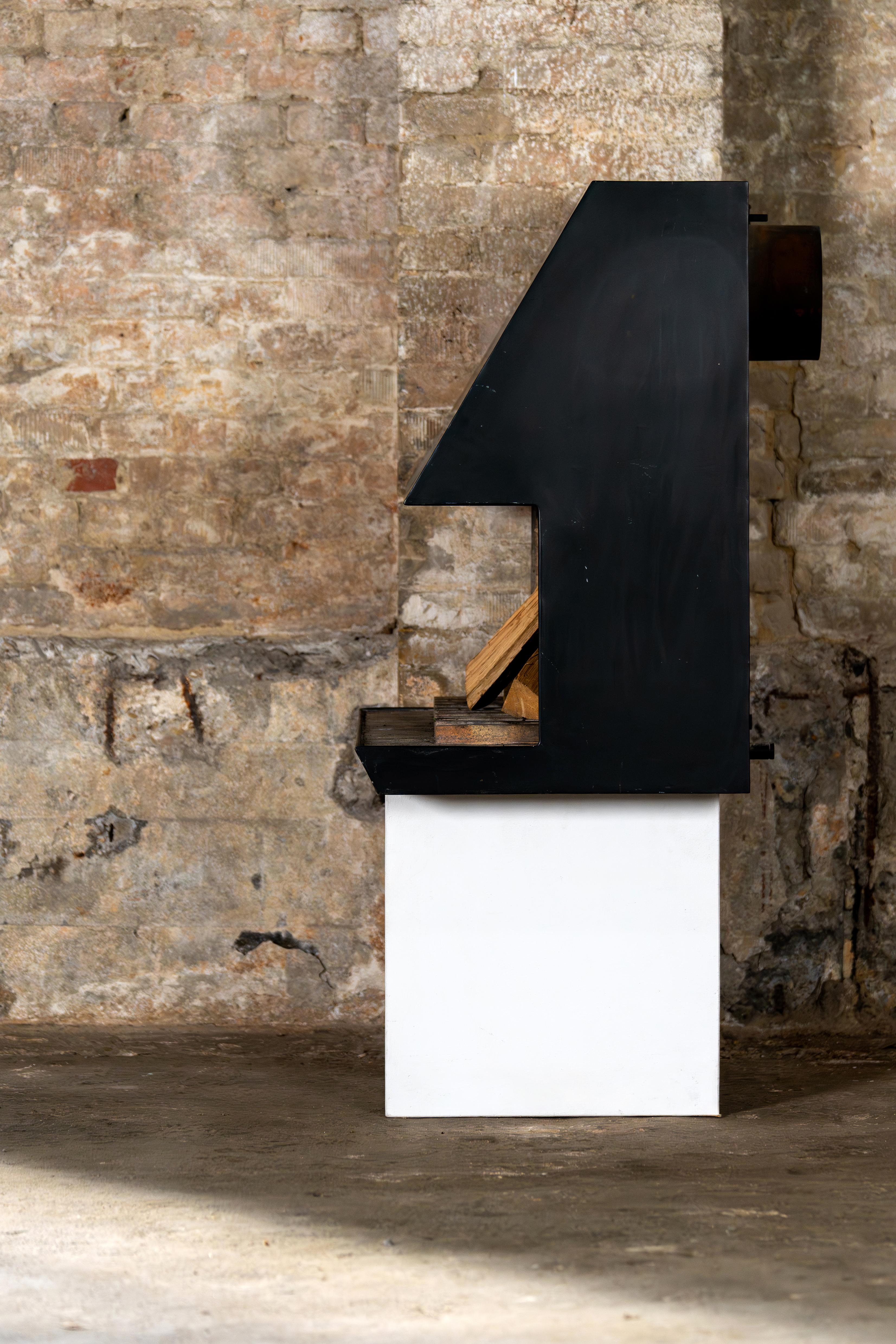 Chimenea mural 