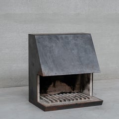 Camino di metà secolo in ferro "Cubus No.1" di Nils Fagerholt