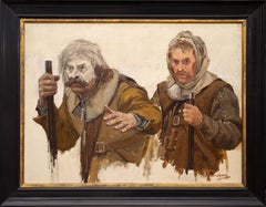 Schizzo a olio per il dipinto "Gustavo II Adolfo prima della Battaglia di Lützen
