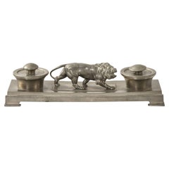 Nils Fougstedt Ink-Stand Produced by Fabriksaktiebolaget Kronsilver in Sweden
