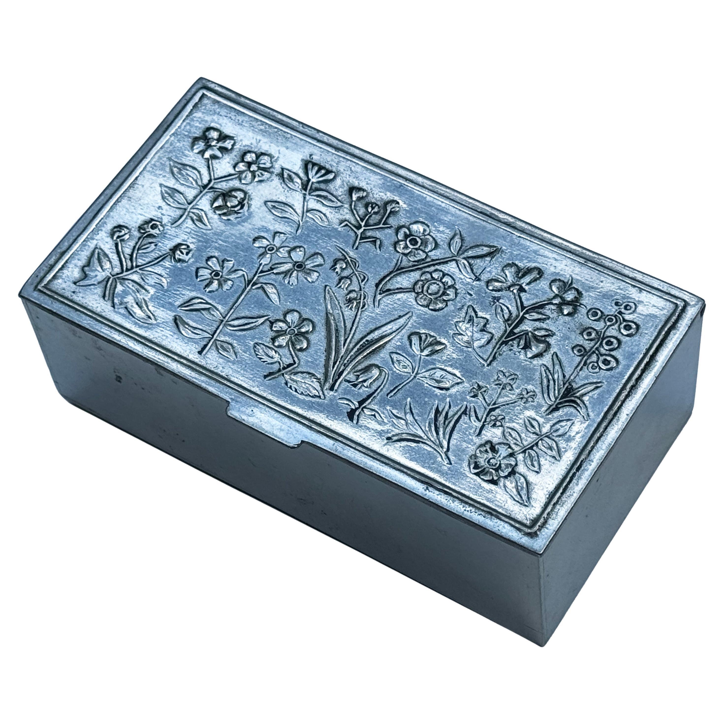 Nils Fougstedt Pewter Box  for Firma Svenskt Tenn, 1986
