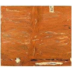 Nils-Göran Brunner, Oil on Canvas, Modernist Composition, Dated 1975