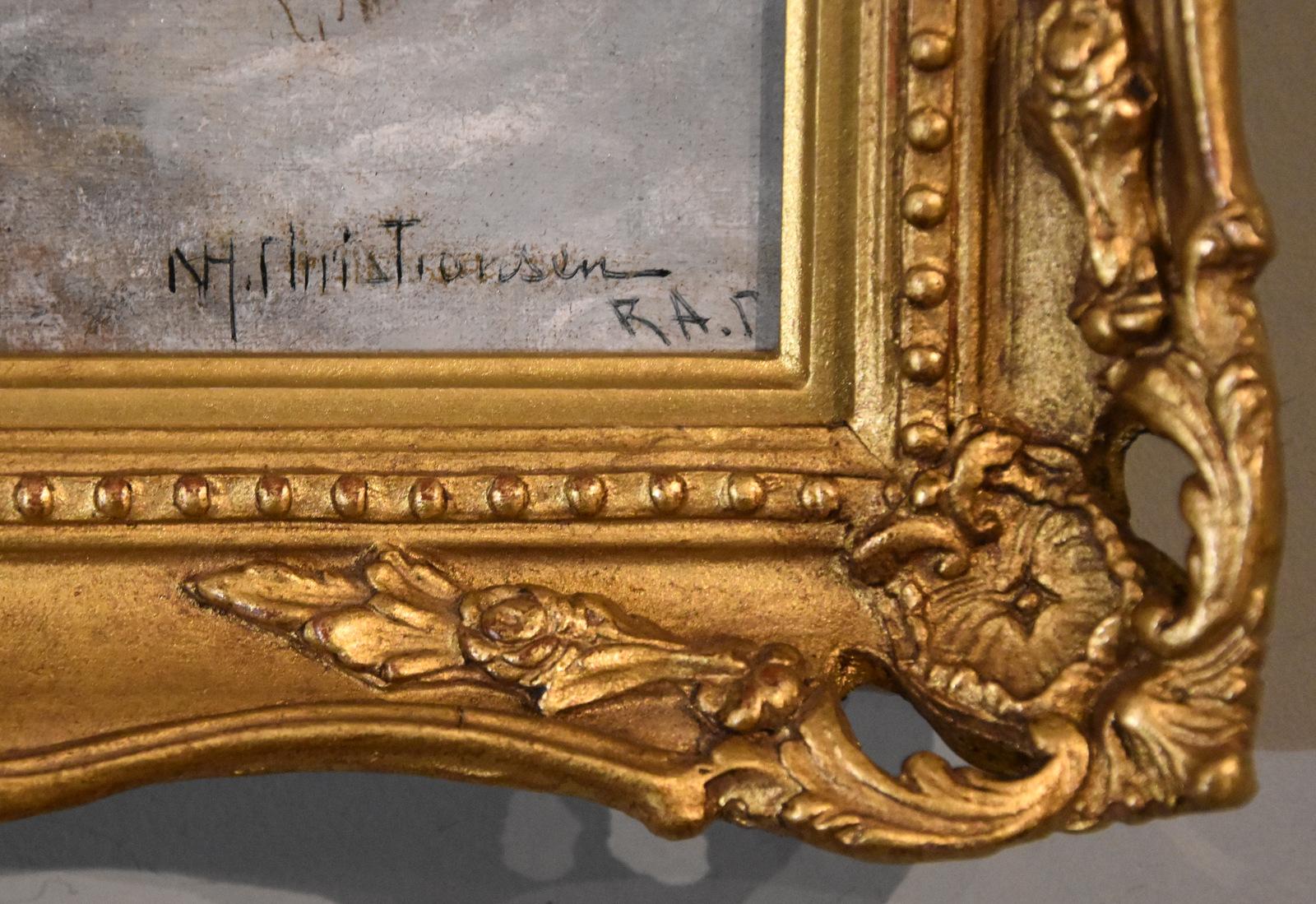 Oil Painting by Niels Hans Christiansen 
