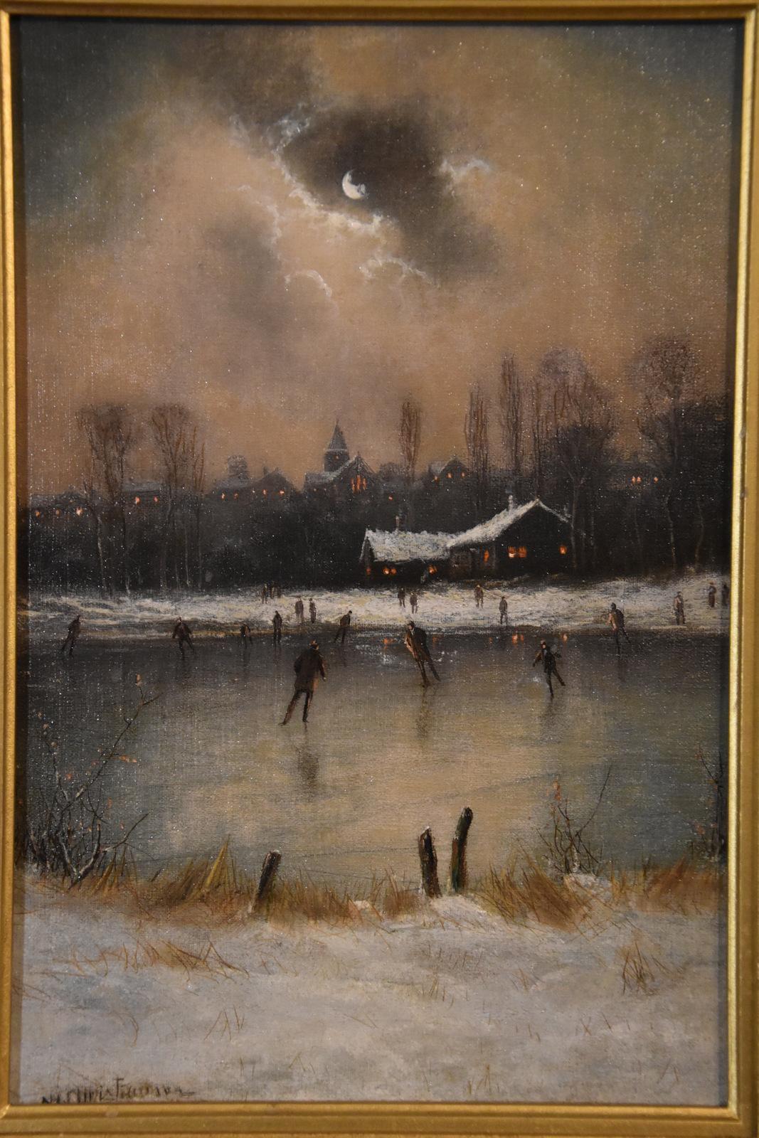 Pittura ad olio di Nils Hans Christiansen 