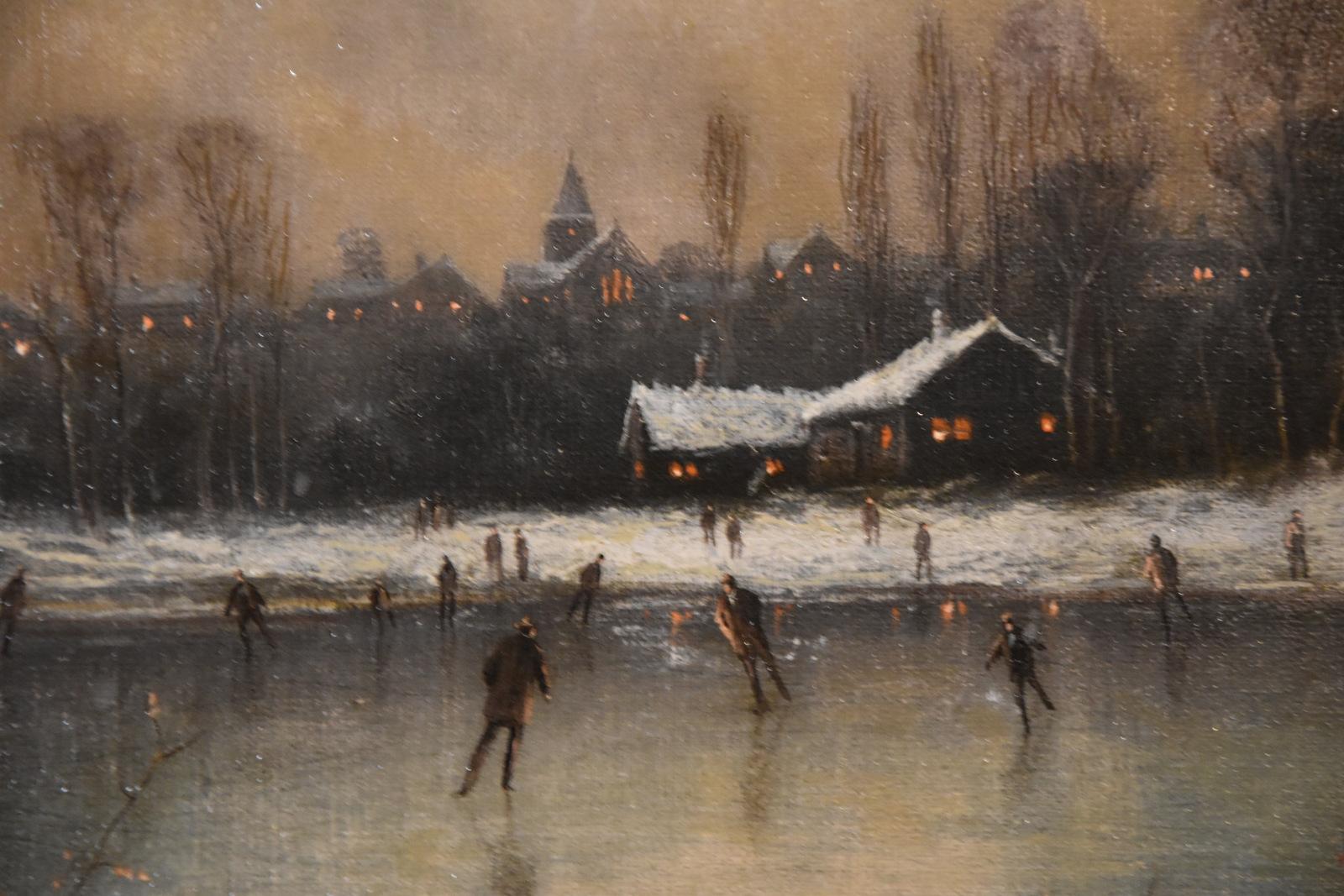 Pittura ad olio di Nils Hans Christiansen 