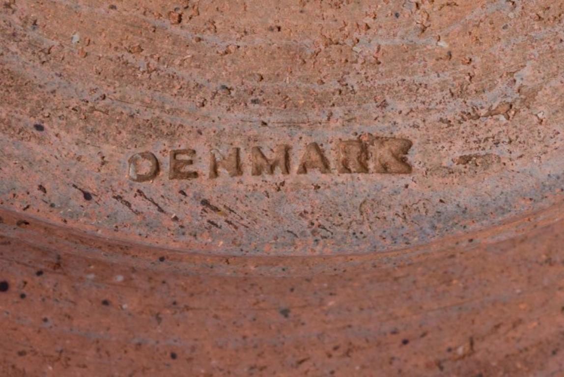Ceramic Nils Joakim Kähler for Kähler, Denmark. Round ceramic bowl. For Sale