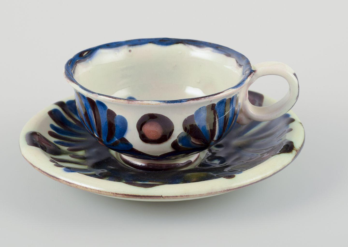 Vernissé Nils Joakim Kähler for Kähler. Set of four 