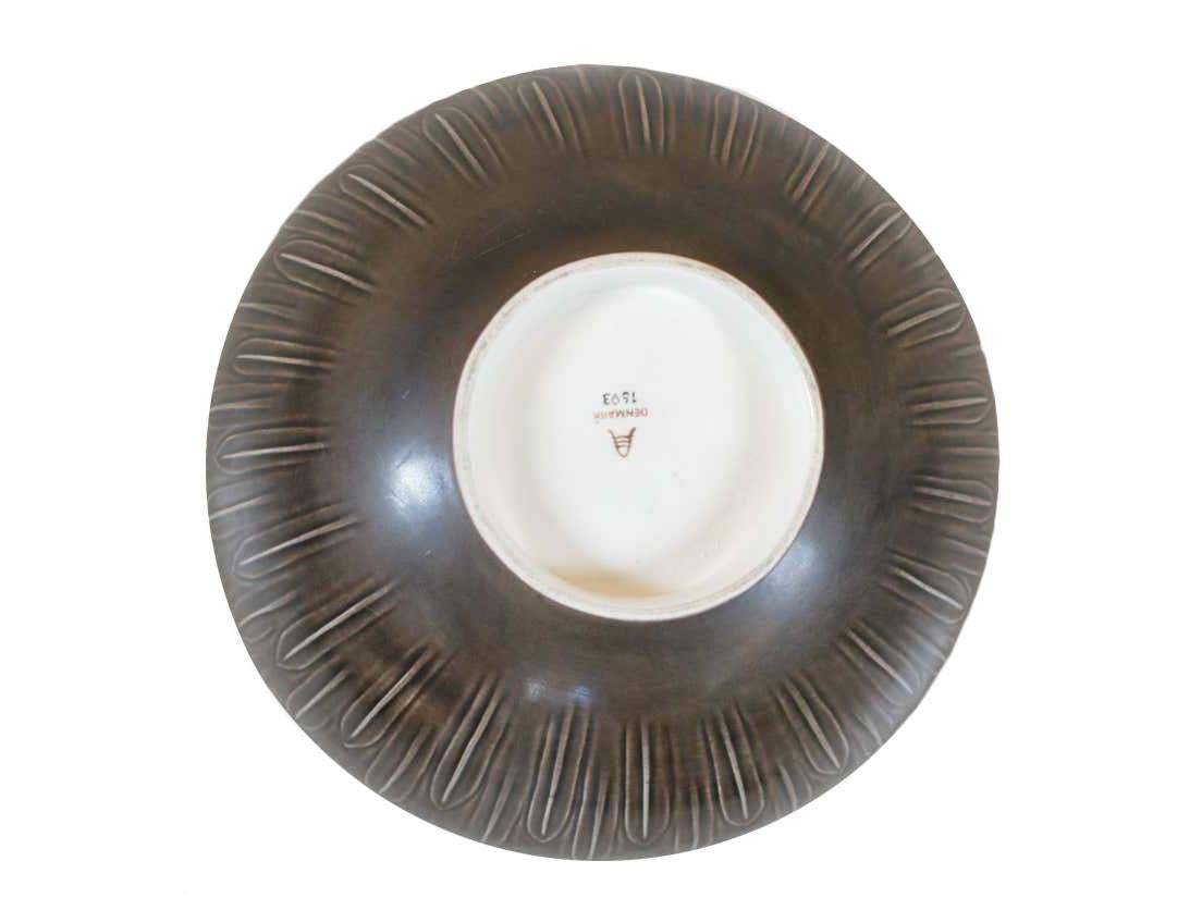 Nils Johan Thorvald Thorsson Ceramic bowls for Aluminia 1930s Sweden For Sale 4