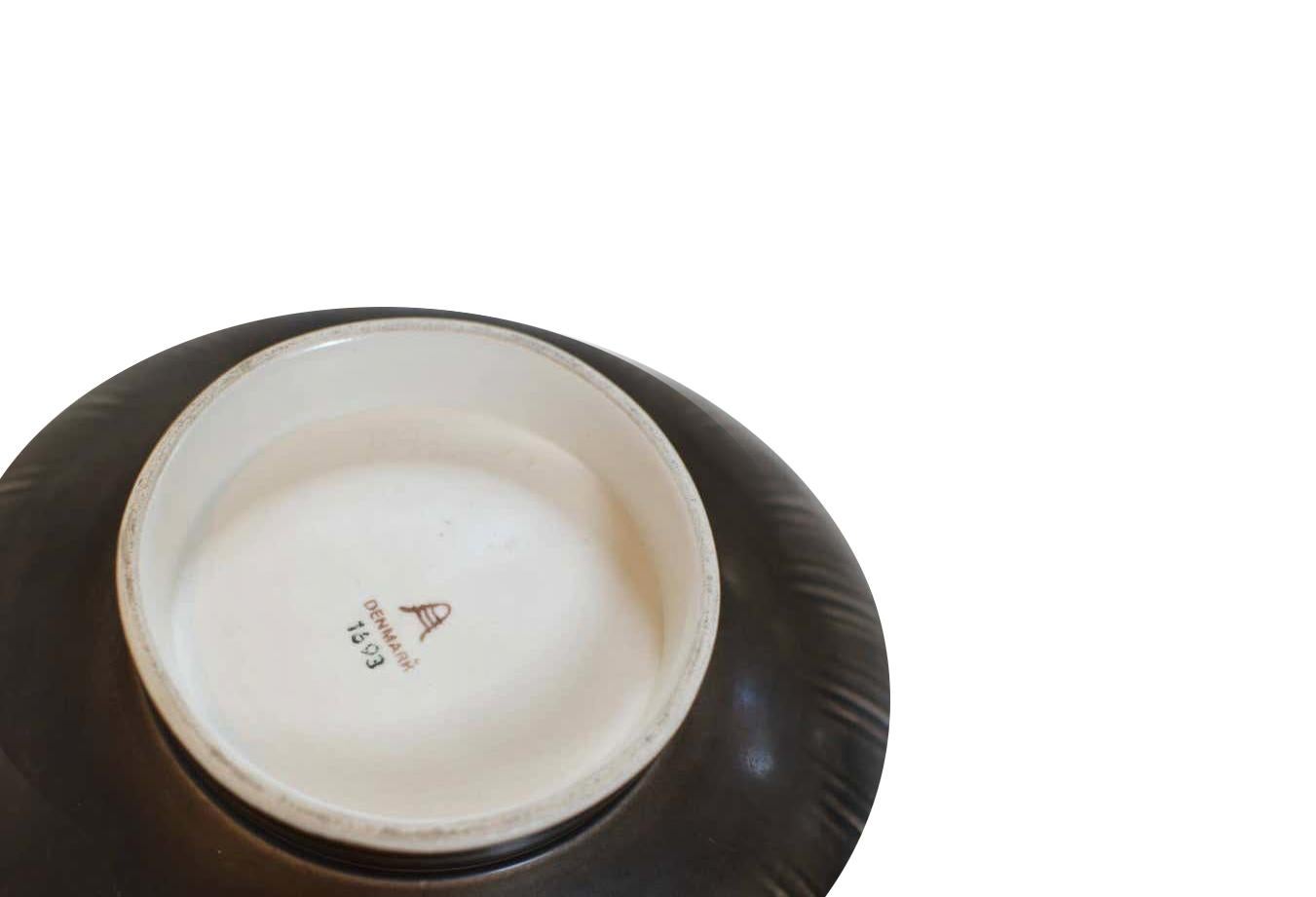 Nils Johan Thorvald Thorsson Ceramic bowls for Aluminia 1930s Sweden For Sale 5