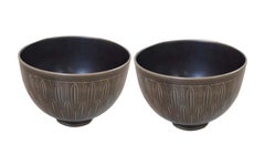 Nils Johan Thorvald Thorsson Ceramic bowls for Aluminia 1930s Sweden