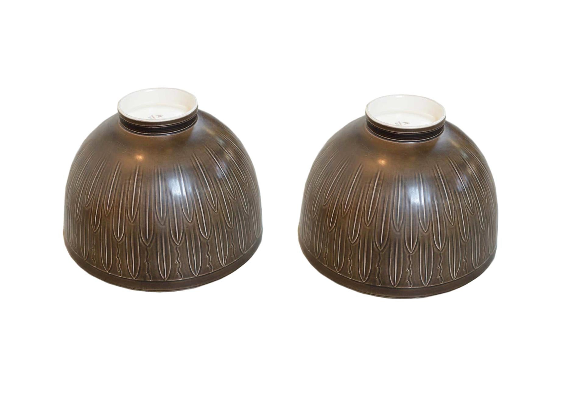 Nils Johan Thorvald Thorsson Ceramic bowls for Aluminia 1930s Sweden For Sale 2