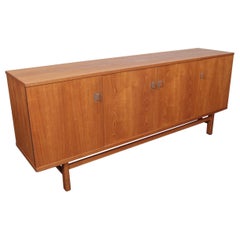 Nils Jonsson 4-door teak sideboard for Troeds, Sweden, 1960s