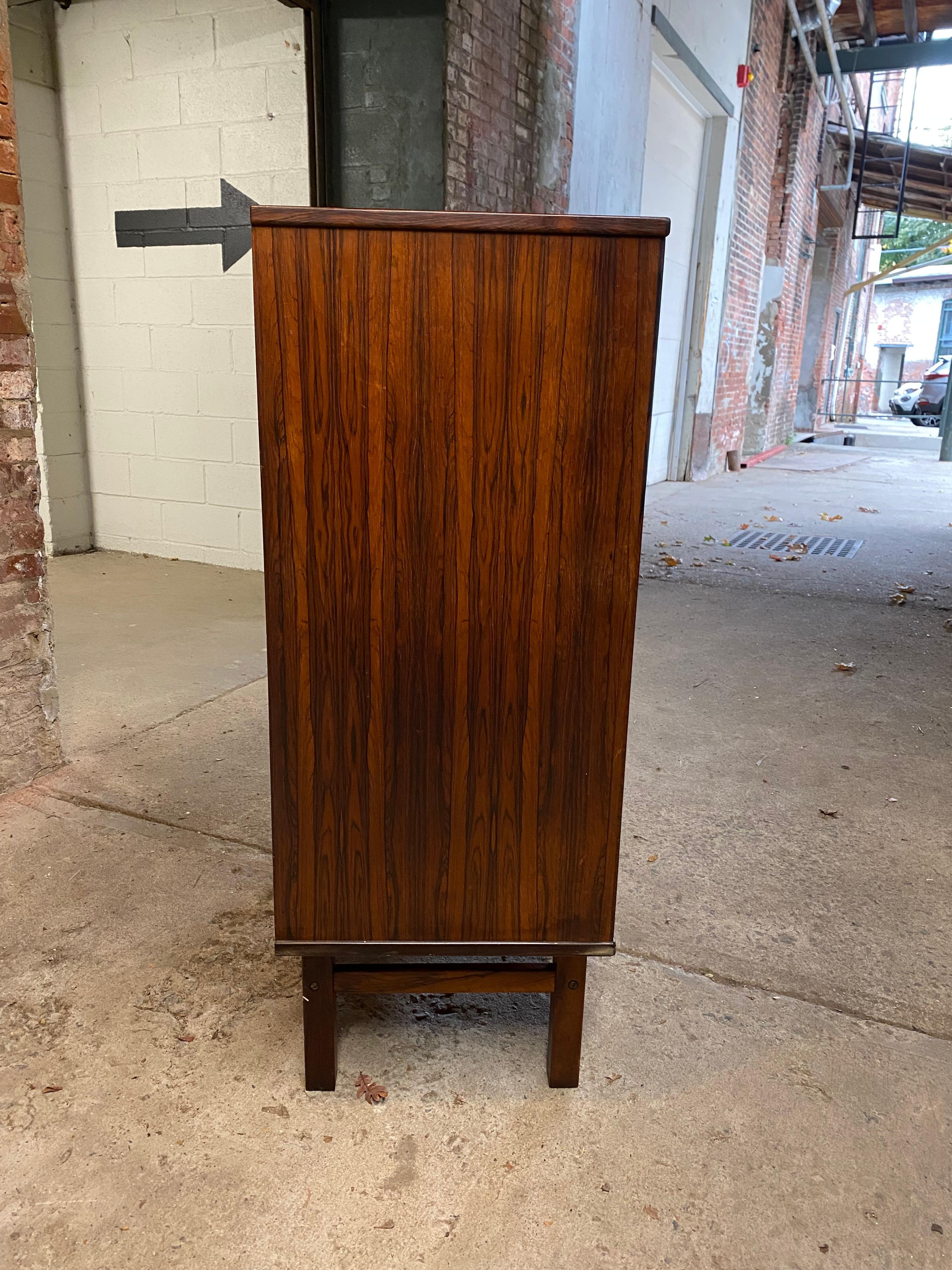 Nils Jonsson Danish Modern Rosewood Six Drawer Dresser For Sale 4