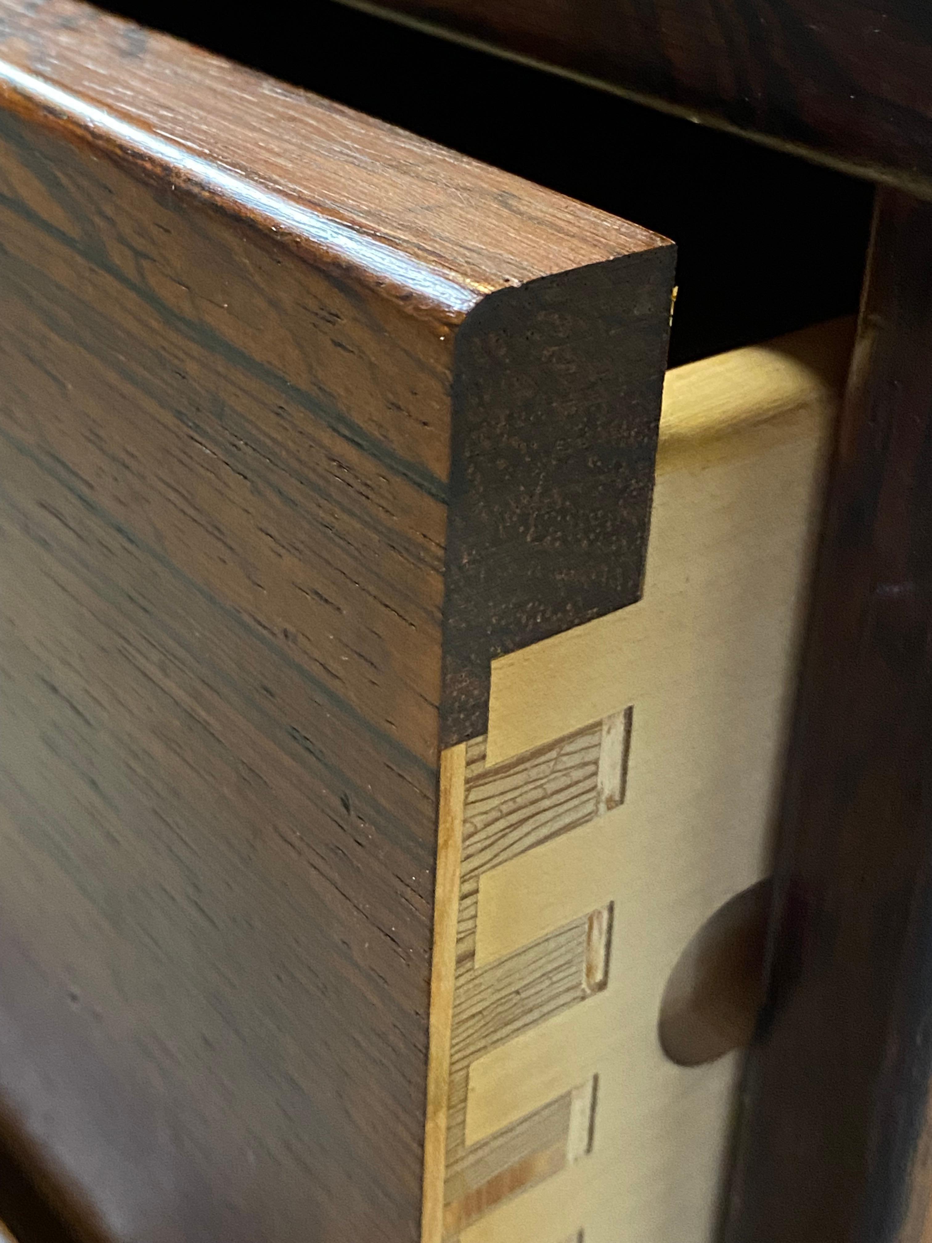 Nils Jonsson Danish Modern Rosewood Six Drawer Dresser For Sale 6