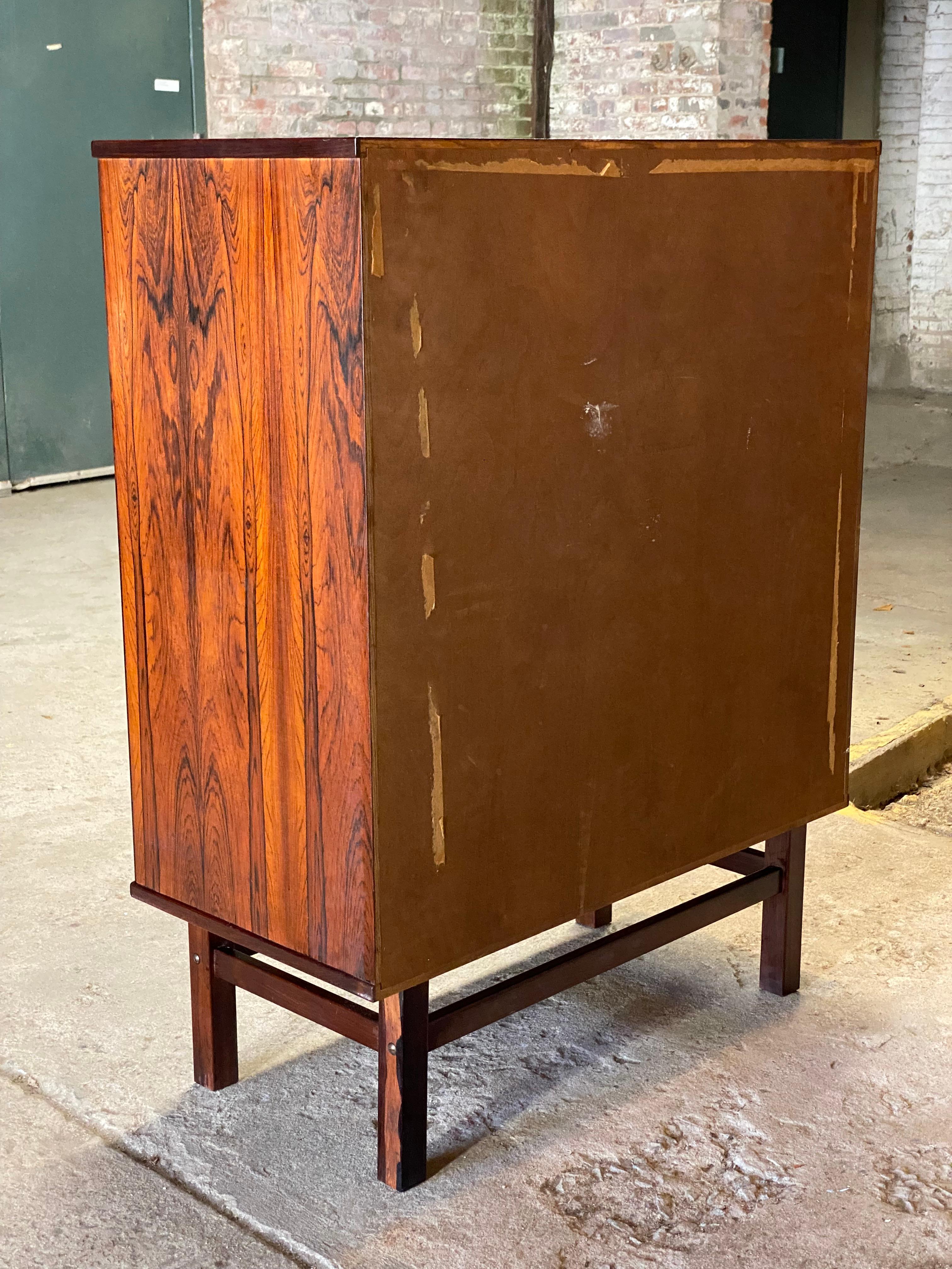 Nils Jonsson Danish Modern Rosewood Six Drawer Dresser For Sale 12
