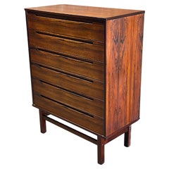 Nils Jonsson Danish Modern Rosewood Six Drawer Dresser