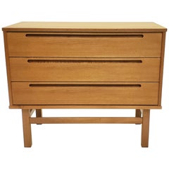 Nils Jonsson Danish Teak Three-Drawer Chest