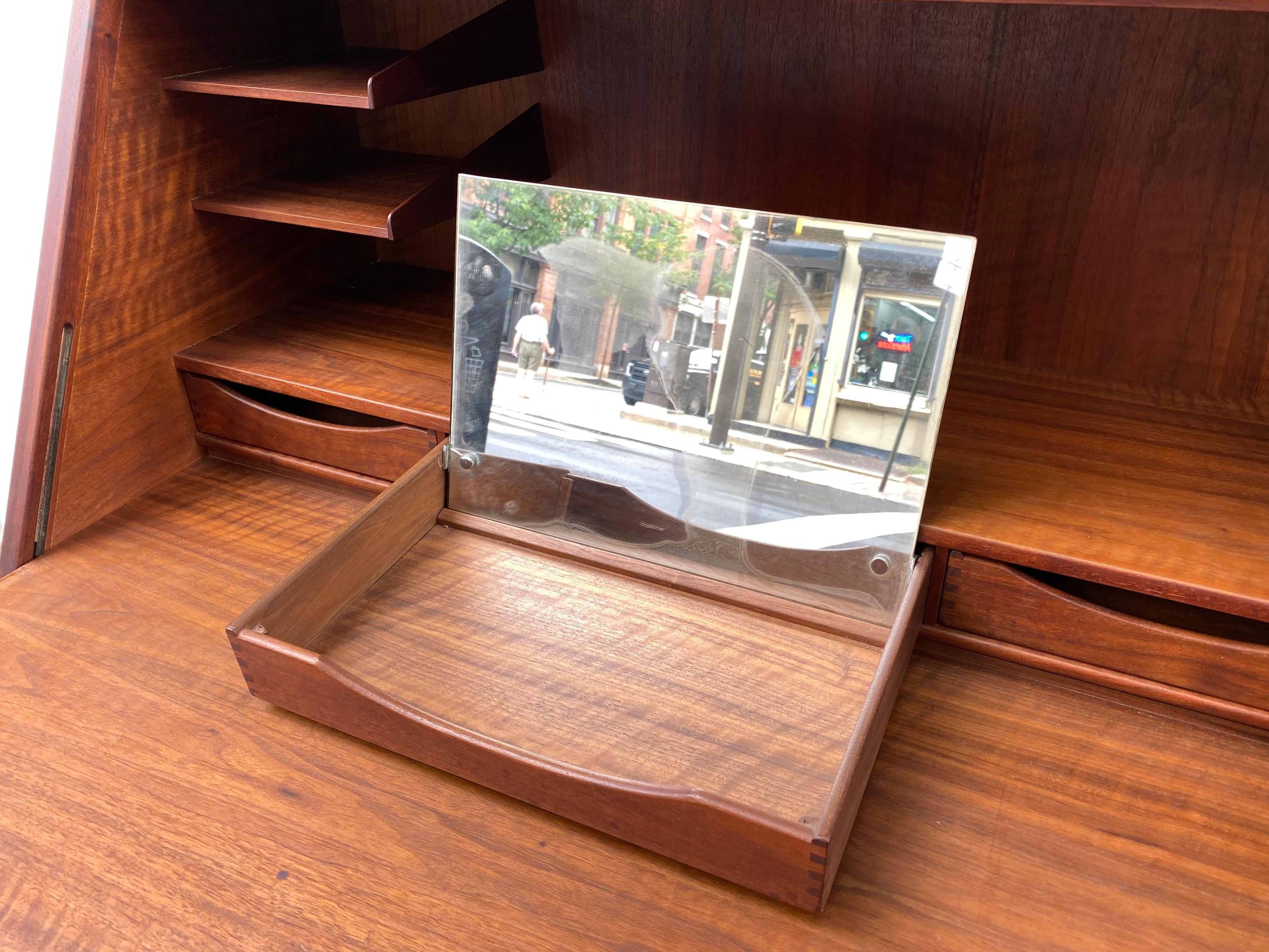 Nils Jonsson for HJN Mobler Teak Desk 10