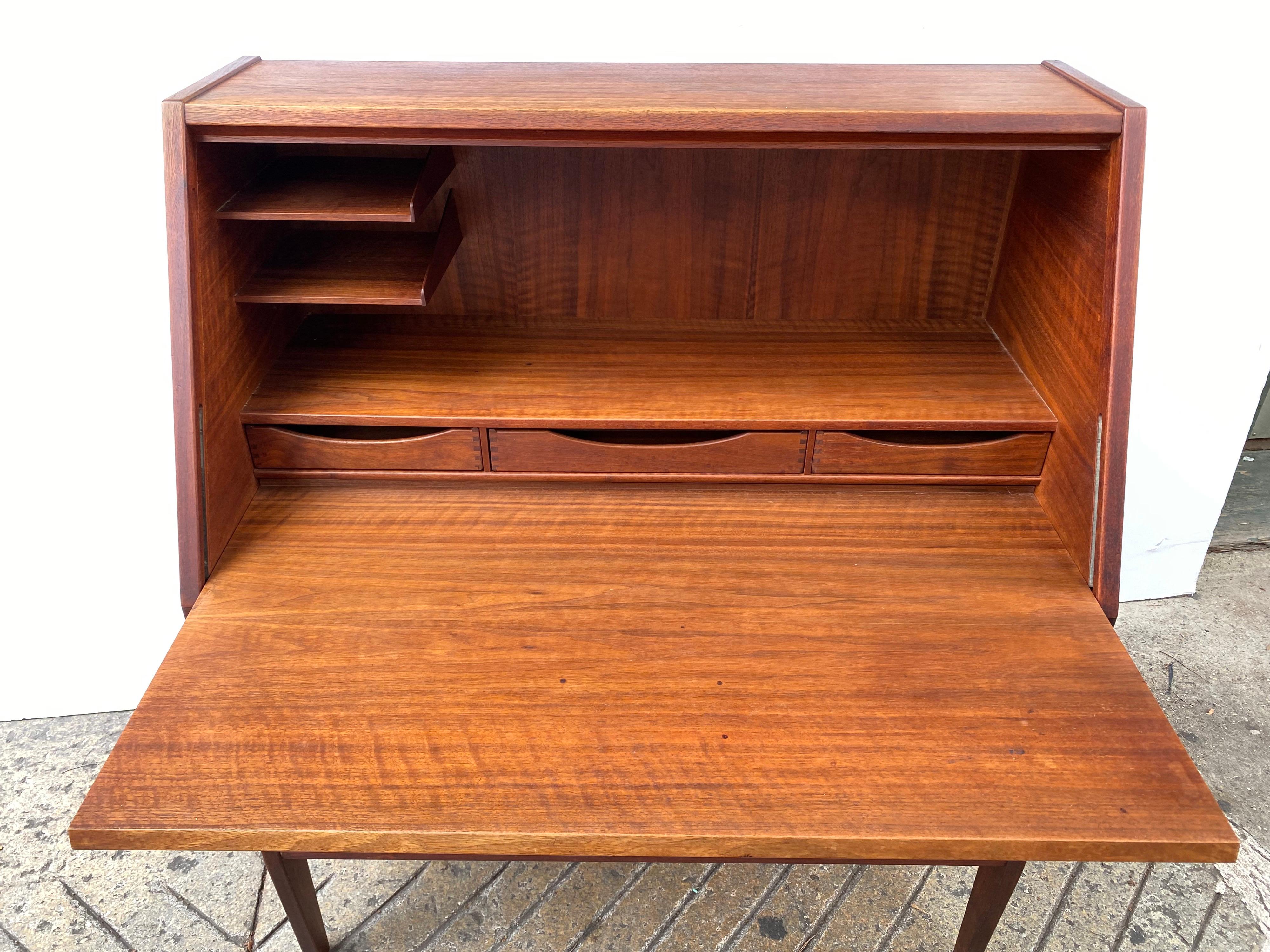 Scandinavian Modern Nils Jonsson for HJN Mobler Teak Desk