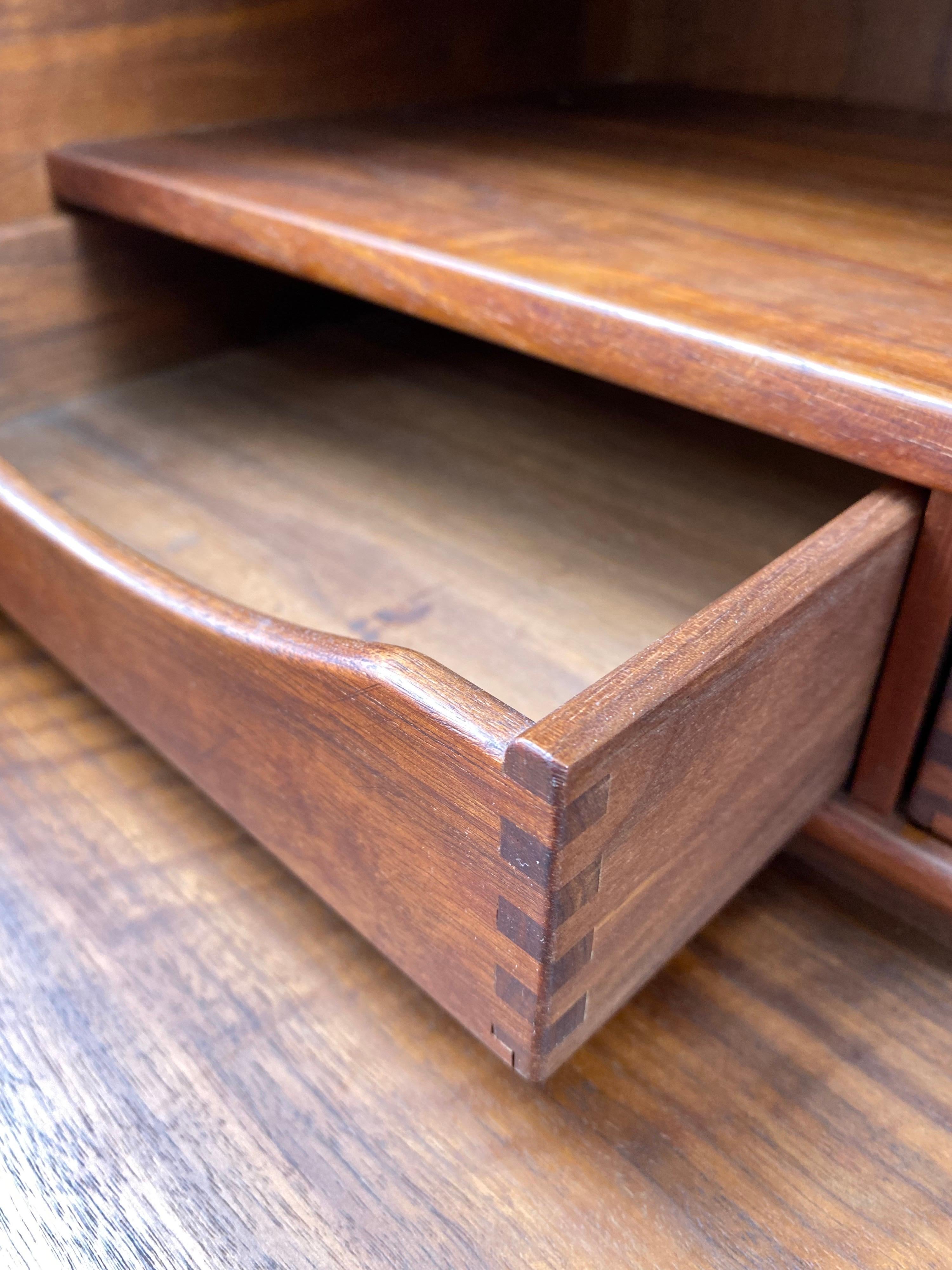 Nils Jonsson for HJN Mobler Teak Desk In Good Condition In Philadelphia, PA