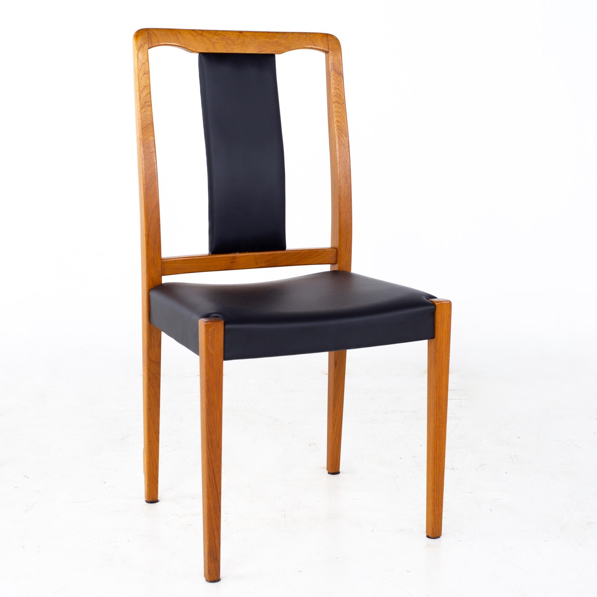Nils Jonsson for Hugo Troeds Mid Century Danish Teak Dining Chairs, Set of 6 3