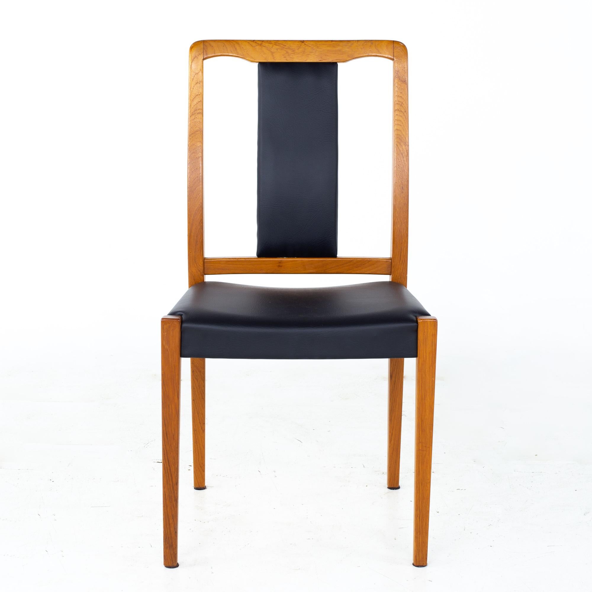 Nils Jonsson for Hugo Troeds Mid Century Danish Teak Dining Chairs, Set of 6 4