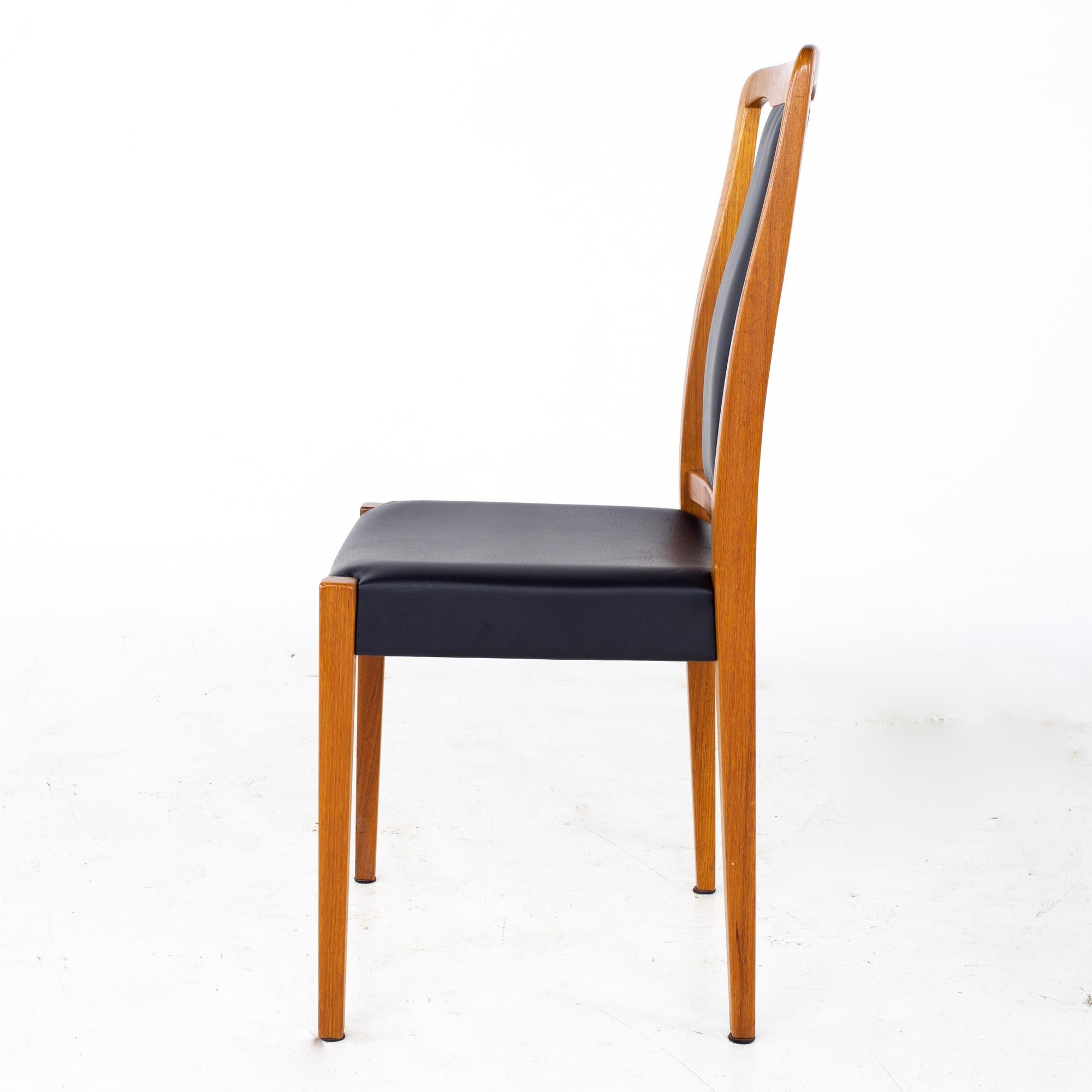 Nils Jonsson for Hugo Troeds Mid Century Danish Teak Dining Chairs, Set of 6 7