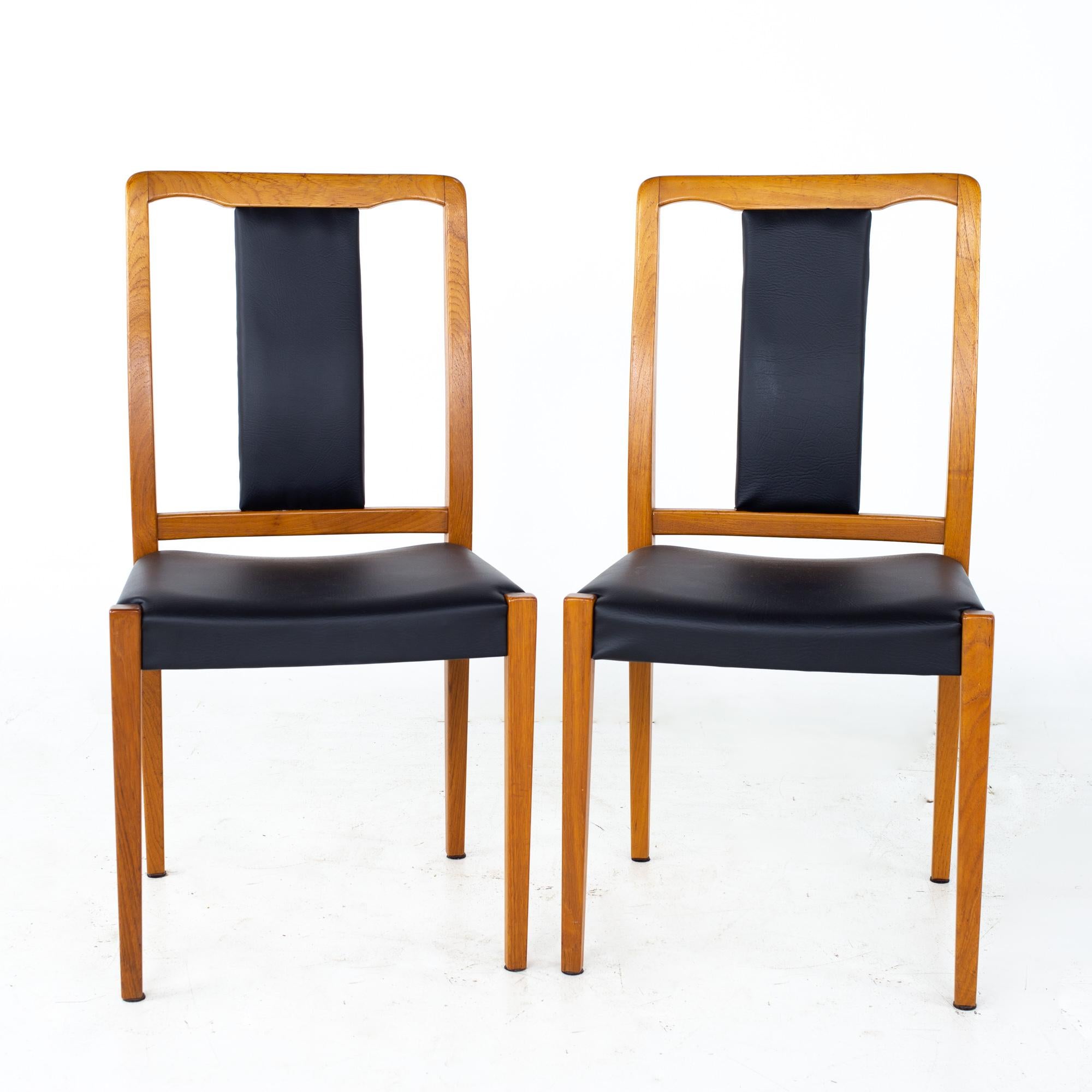 Nils Jonsson for Hugo Troeds Mid Century Danish Teak Dining Chairs, Set of 6 1